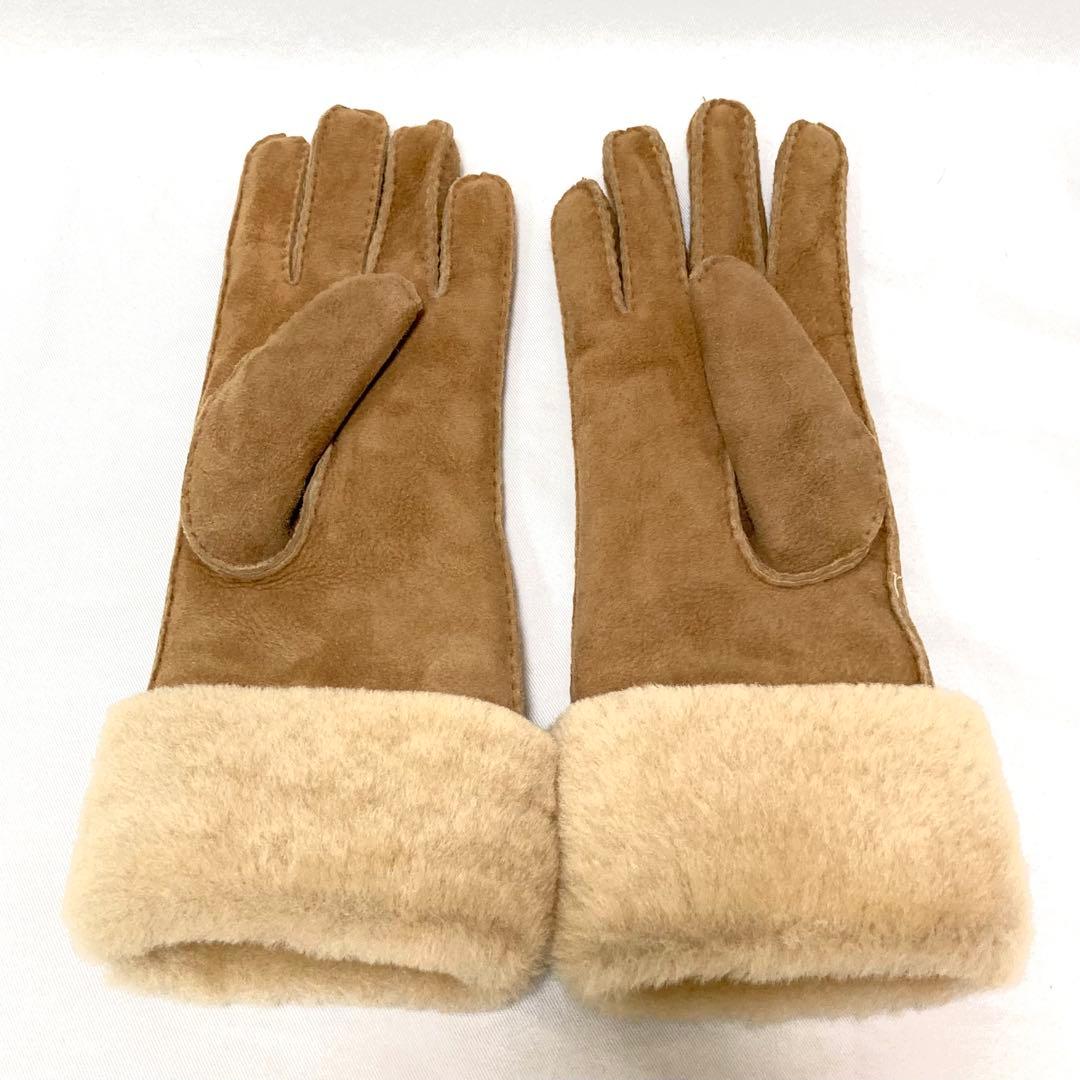 美品 UGG Turn Cuff Glove シープスキン 手袋 L