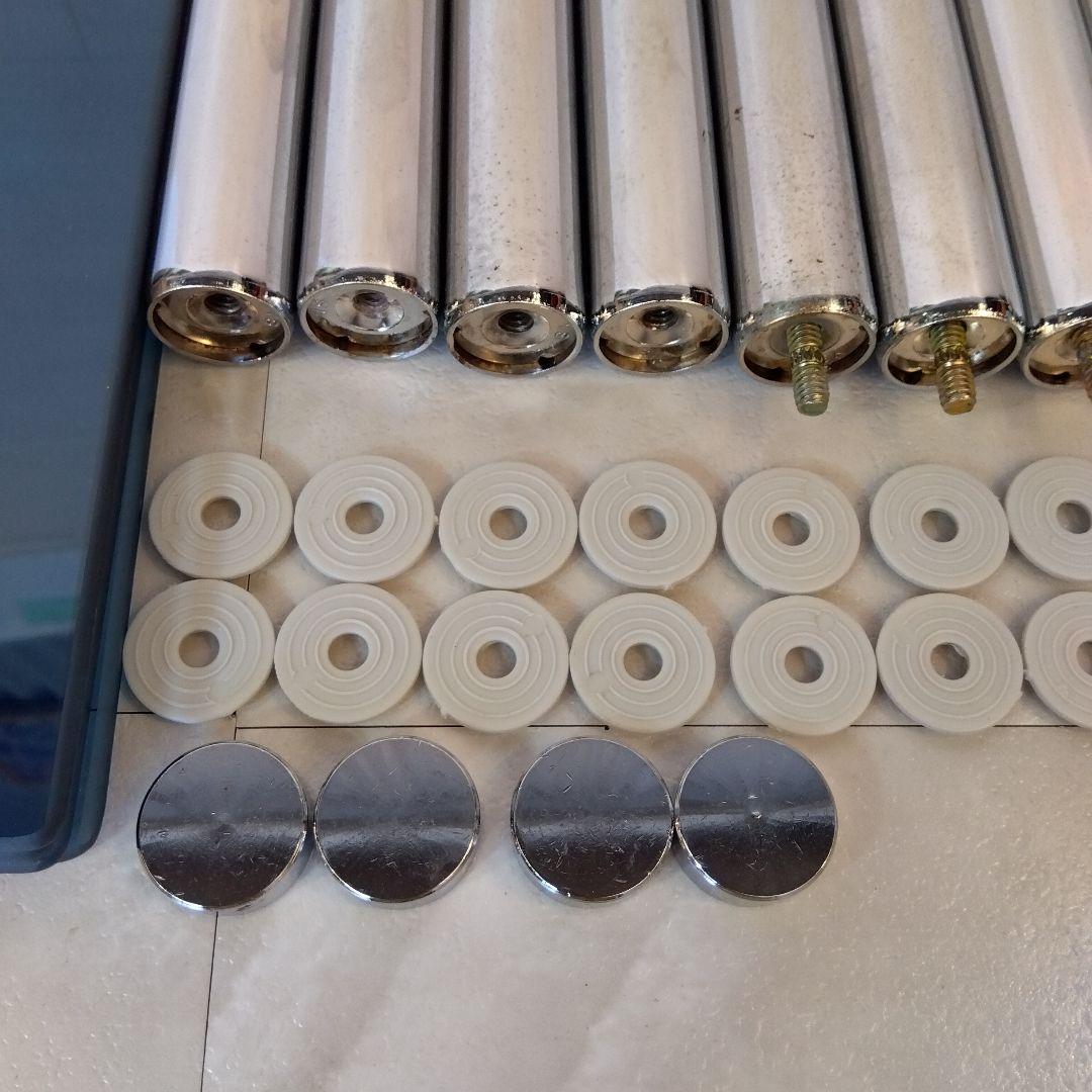 たーぼ　ガラスラック　ブルー　4段　強化ガラス