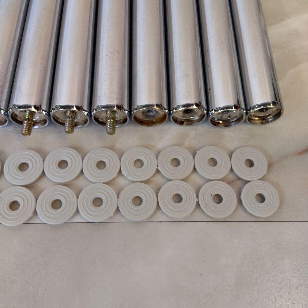 たーぼ　ガラスラック　ブルー　4段　強化ガラス