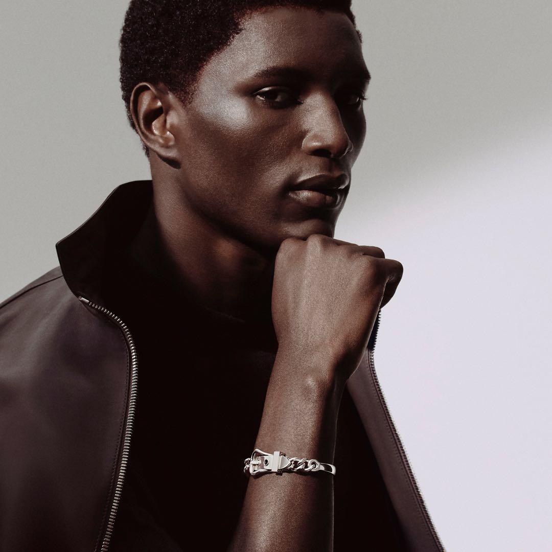 新品未使用　HERMES エルメス　プックルセリエブレスレットTGM