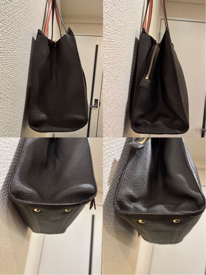 Salvatore Ferragamo ダークブラウン トートバッグ