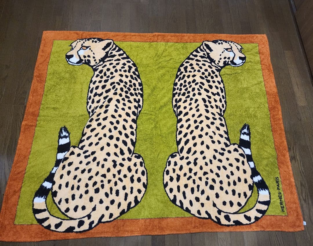 HERMES 美品 希少!!超超!!大判 特大!!ビーチタオル ヴィンテージ