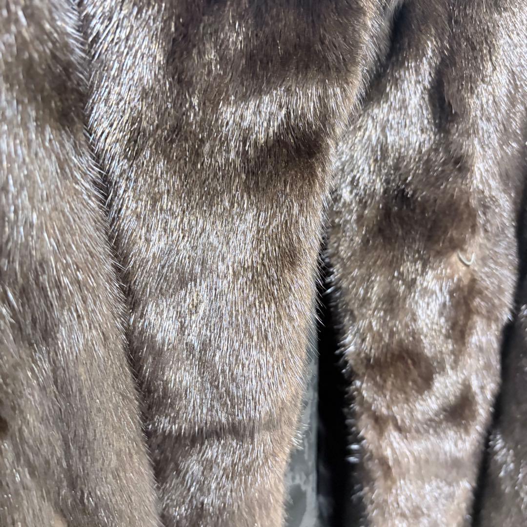 BLACKGLAMA】ブラックグラマ 11号 ダークミンク リアルファー ミンク