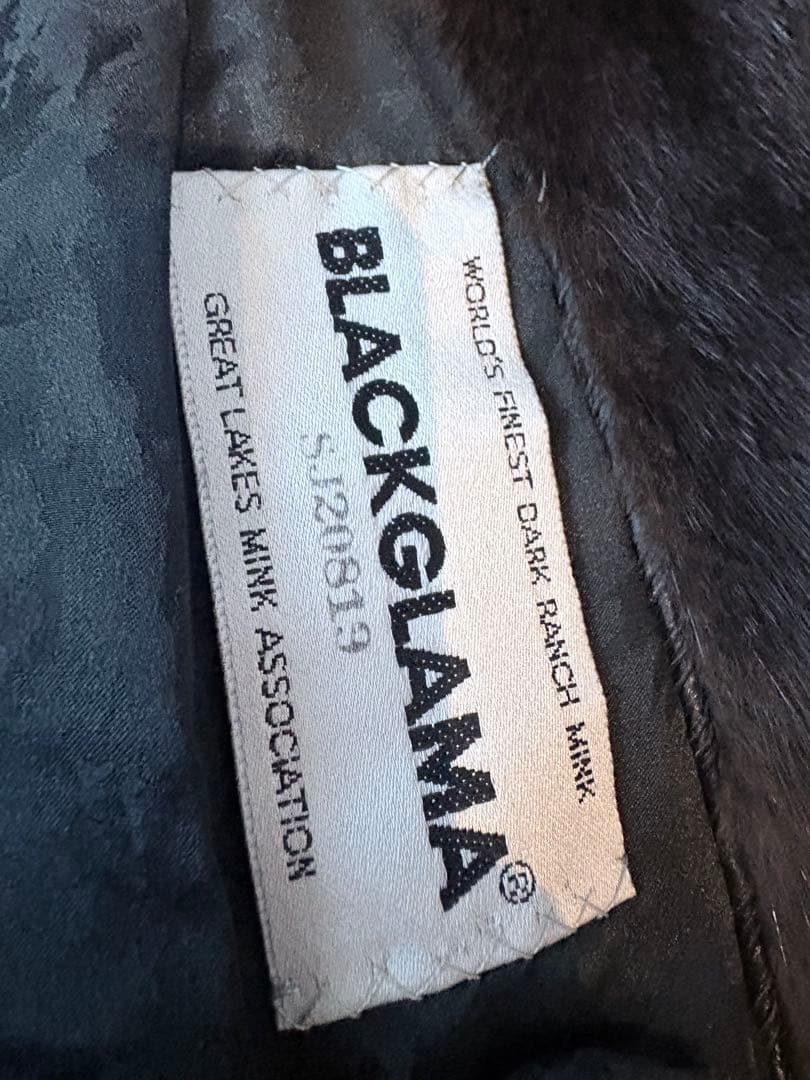 BLACKGLAMA】ブラックグラマ 11号 ダークミンク リアルファー ミンク