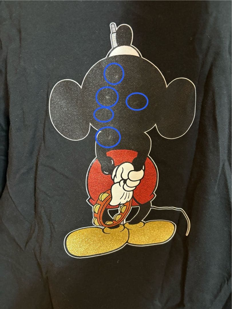 トップス supreme Number(N)ine Mickey Mouse Raglan