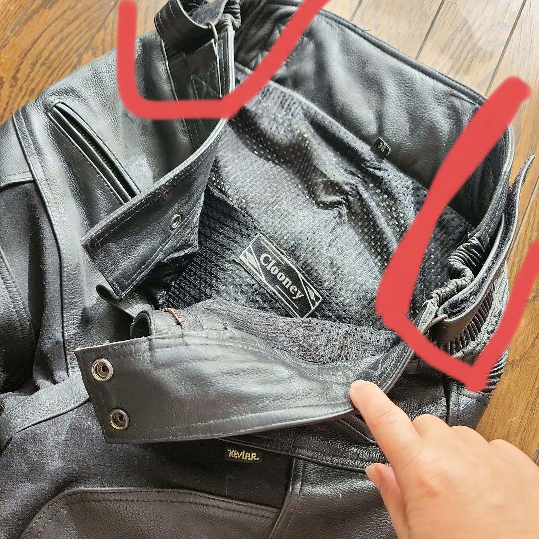 【専用】　Clooney クルーニー　バイク用レザージャケット　レザーパンツ