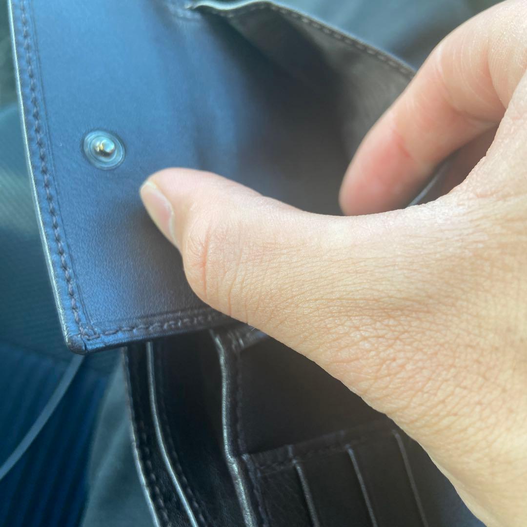 GUCCI 二つ折り財布 ブラウン レザー