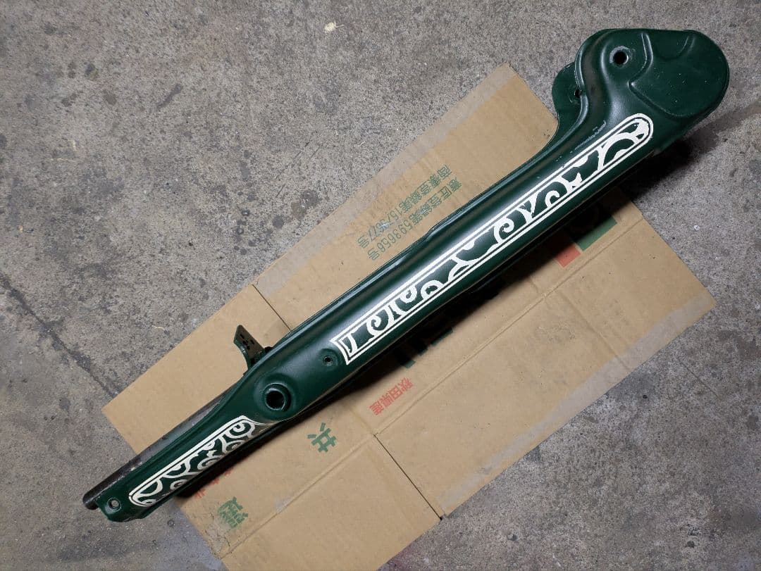 スーパーカブ純正フロントフォーク改ロングフォーク