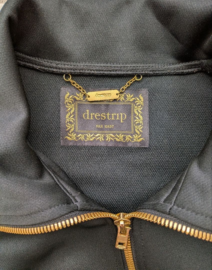 【drestrip】ドレストリップ 百式ジャージ 黒 金 М