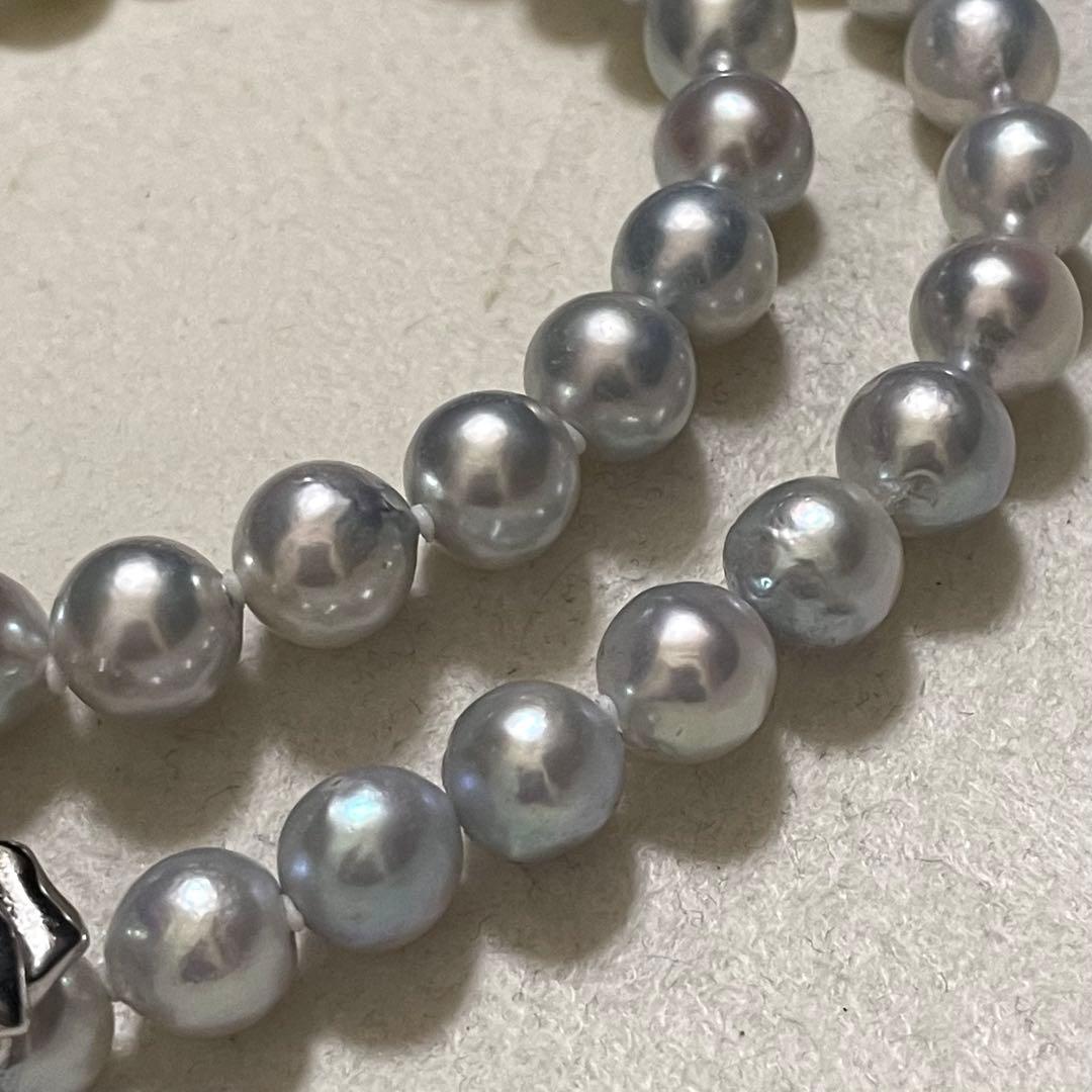ミエ 【テリ強✨大珠】 あこや本真珠 ネックレス 7.5-8.0 パール