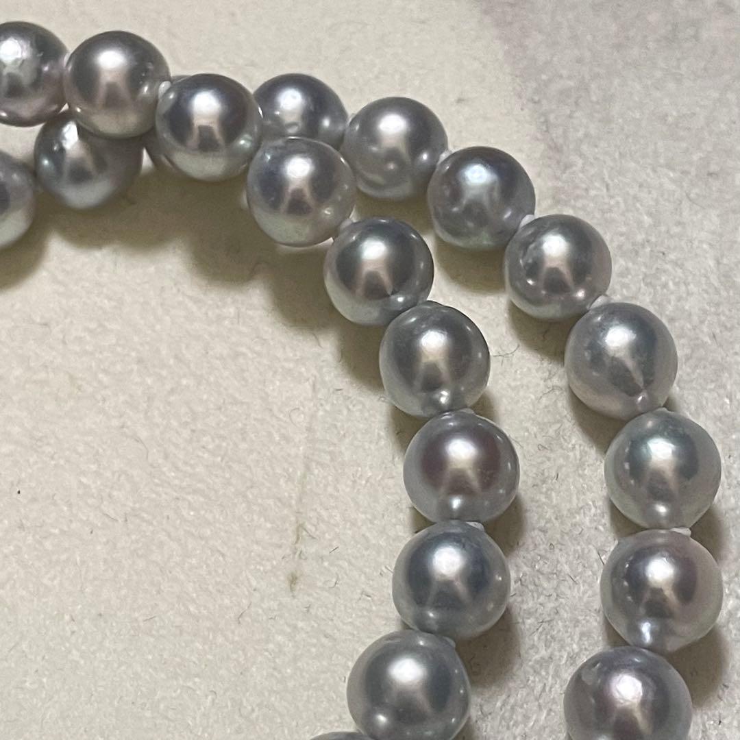 ミエ 【テリ強✨大珠】 あこや本真珠 ネックレス 7.5-8.0 パール