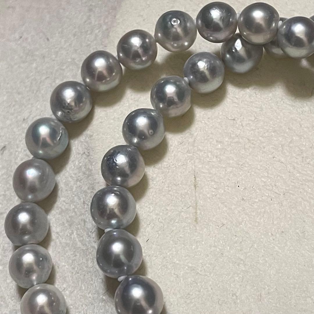 ミエ 【テリ強✨大珠】 あこや本真珠 ネックレス 7.5-8.0 パール