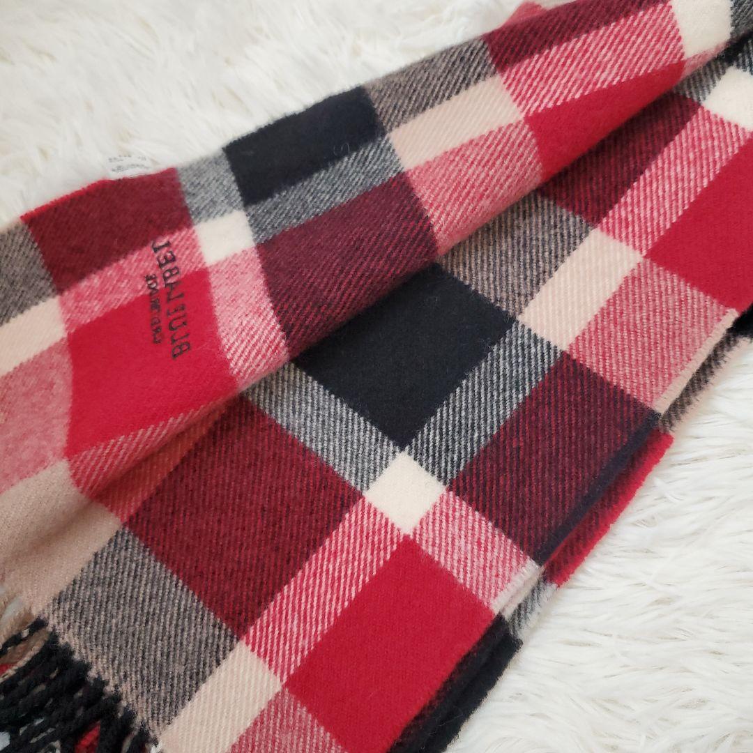 ⭐美品⭐BLUE LABEL CRESTBRIDGE カシミヤ チェックマフラー