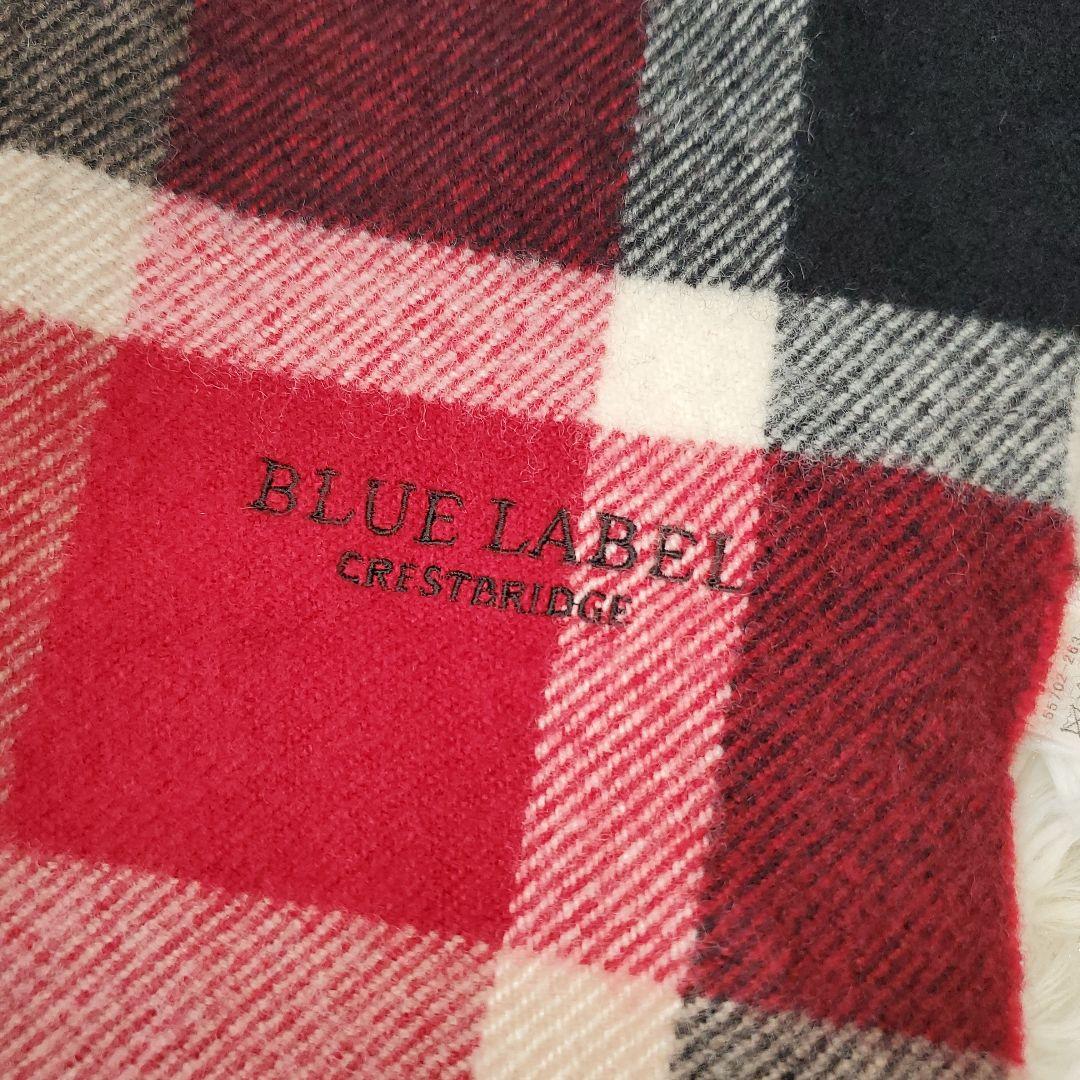 ⭐美品⭐BLUE LABEL CRESTBRIDGE カシミヤ チェックマフラー