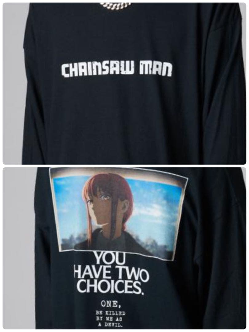 glamb チェンソーマン　マキマ　ロンT サイズXL 長袖Tシャツ