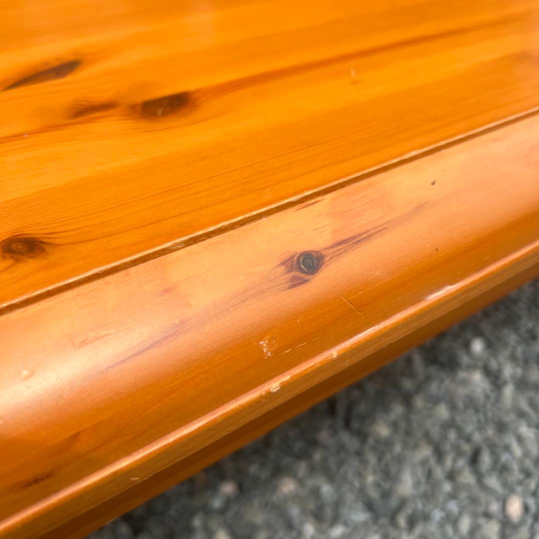 パイン材 カントリー家具 ローテーブル センターテーブル ろくろ脚