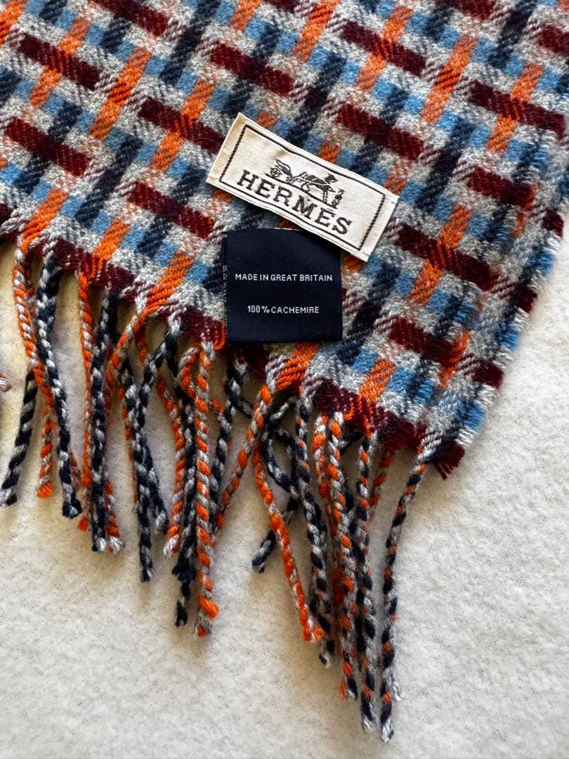 ヒロ エルメス HERMES Hエコセ マフラー