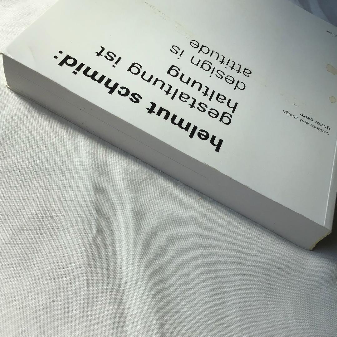 【サイン本】ヘルムートシュミット　デザイン　タイポグラフィ