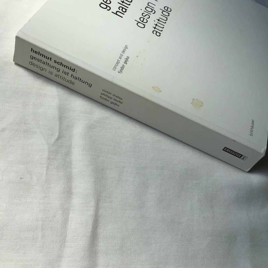 【サイン本】ヘルムートシュミット　デザイン　タイポグラフィ