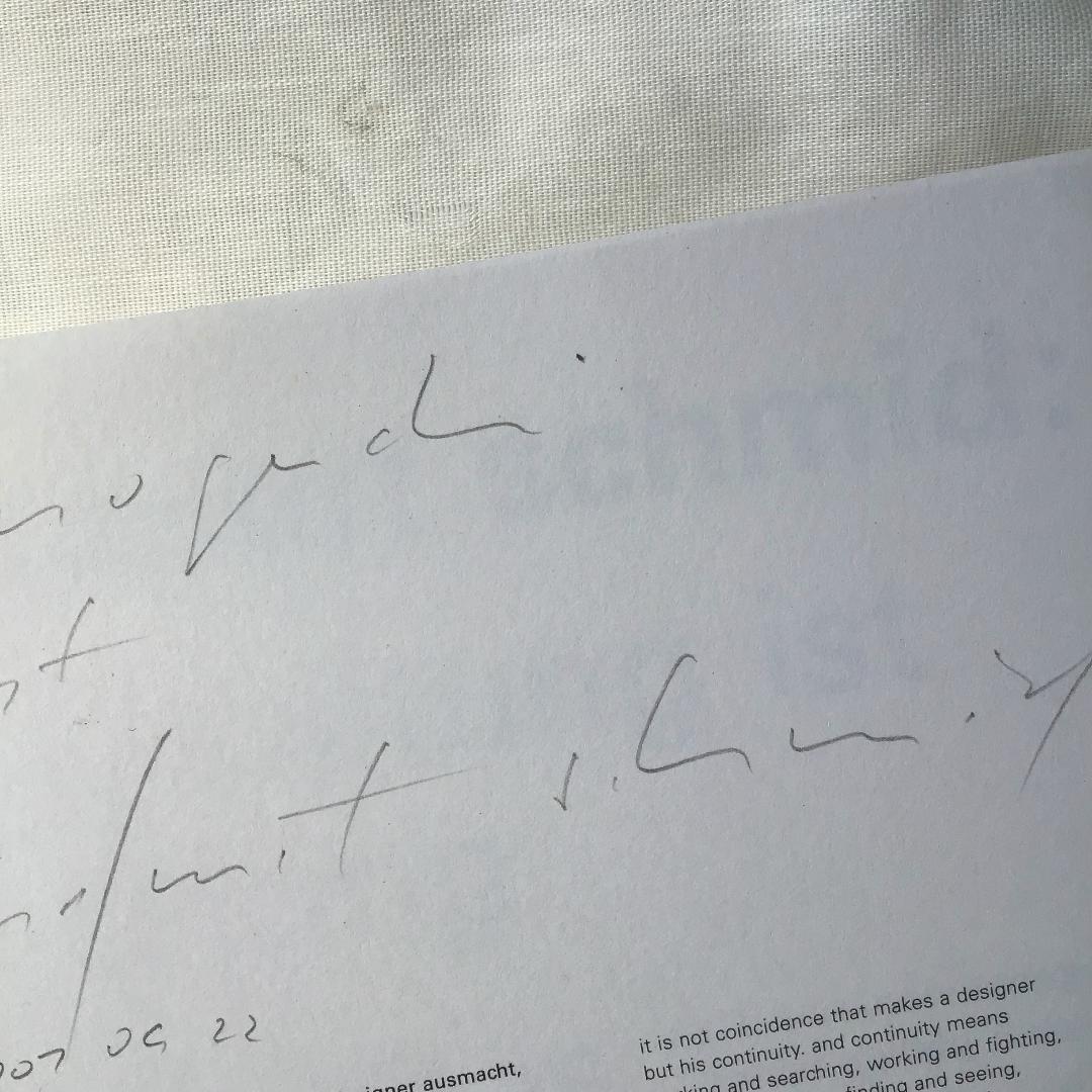 【サイン本】ヘルムートシュミット　デザイン　タイポグラフィ