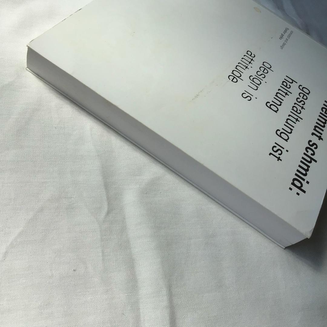 【サイン本】ヘルムートシュミット　デザイン　タイポグラフィ