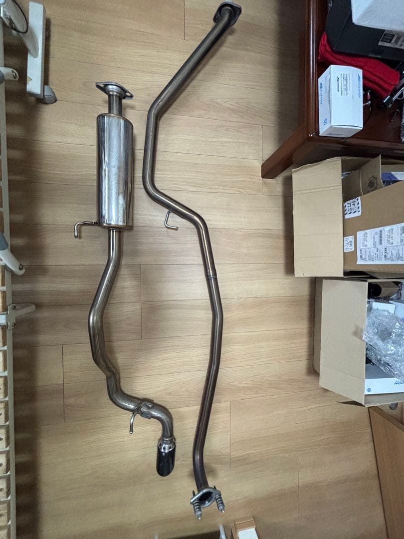 N-one RS JG3 無限エキゾーストマフラー カーボンエンド