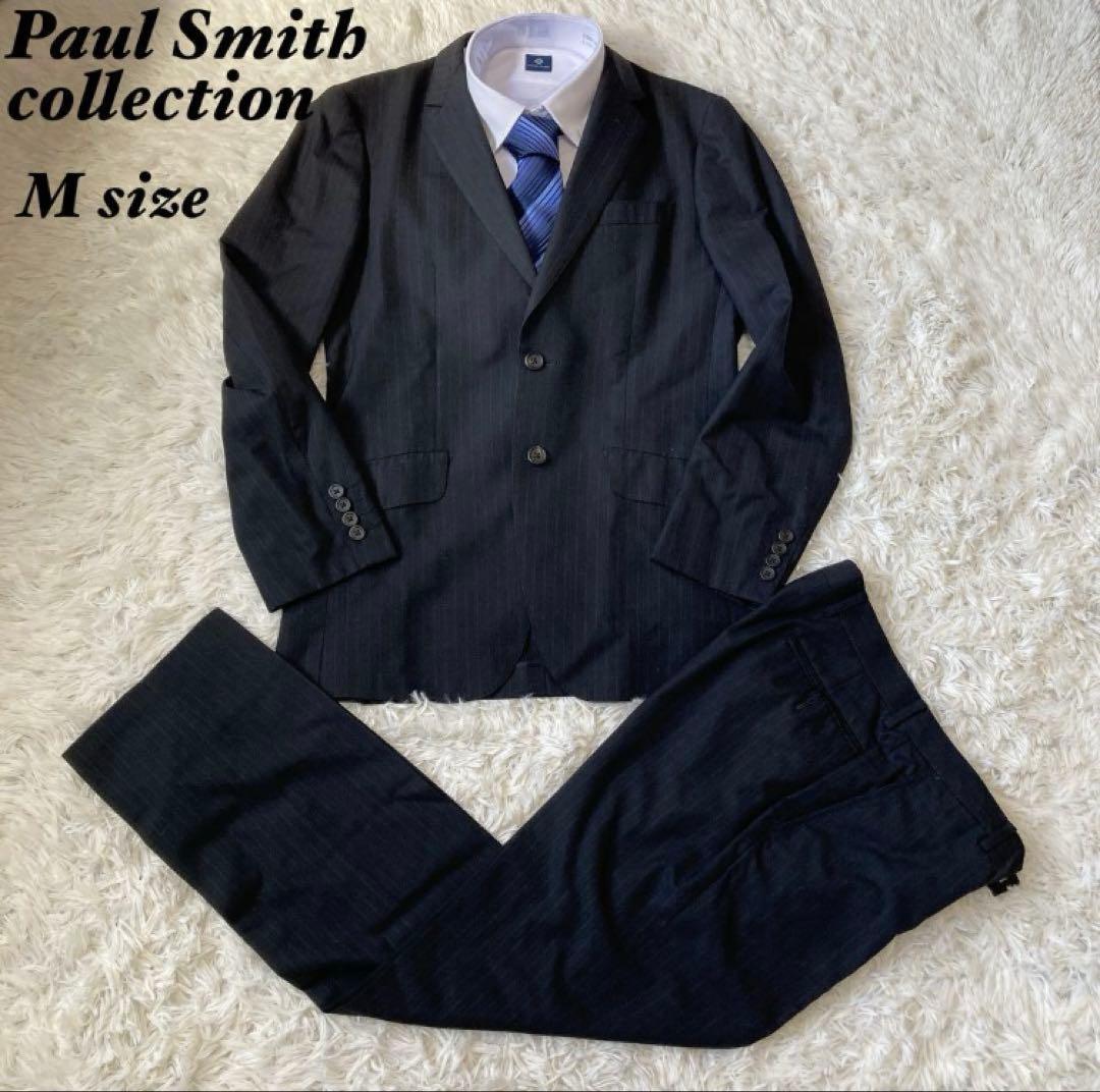 【美品】ポールスミス　コレクション　セットアップスーツ　シャドーストライプ