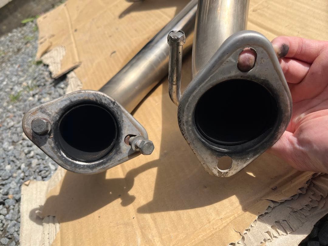 シムスレーシングリヤマフラー&エキゾーストチャンバーセットZC6、ZN6A〜H型