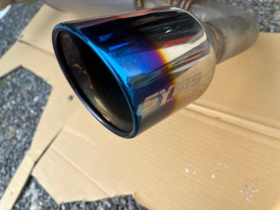 シムスレーシングリヤマフラー&エキゾーストチャンバーセットZC6、ZN6A〜H型