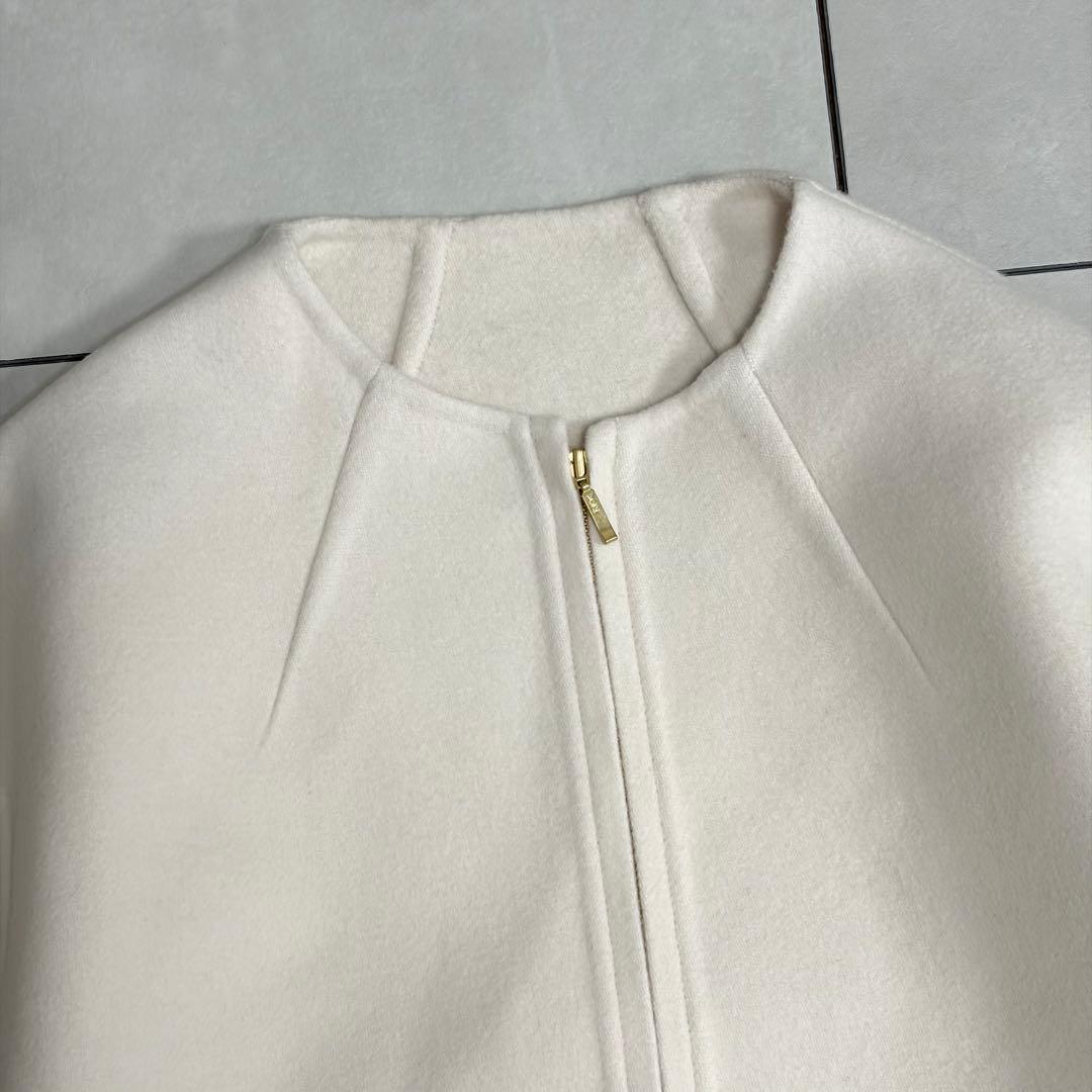 kokoさま 未使用級✨23区　2023　ウールリバー ショート ブルゾン　38