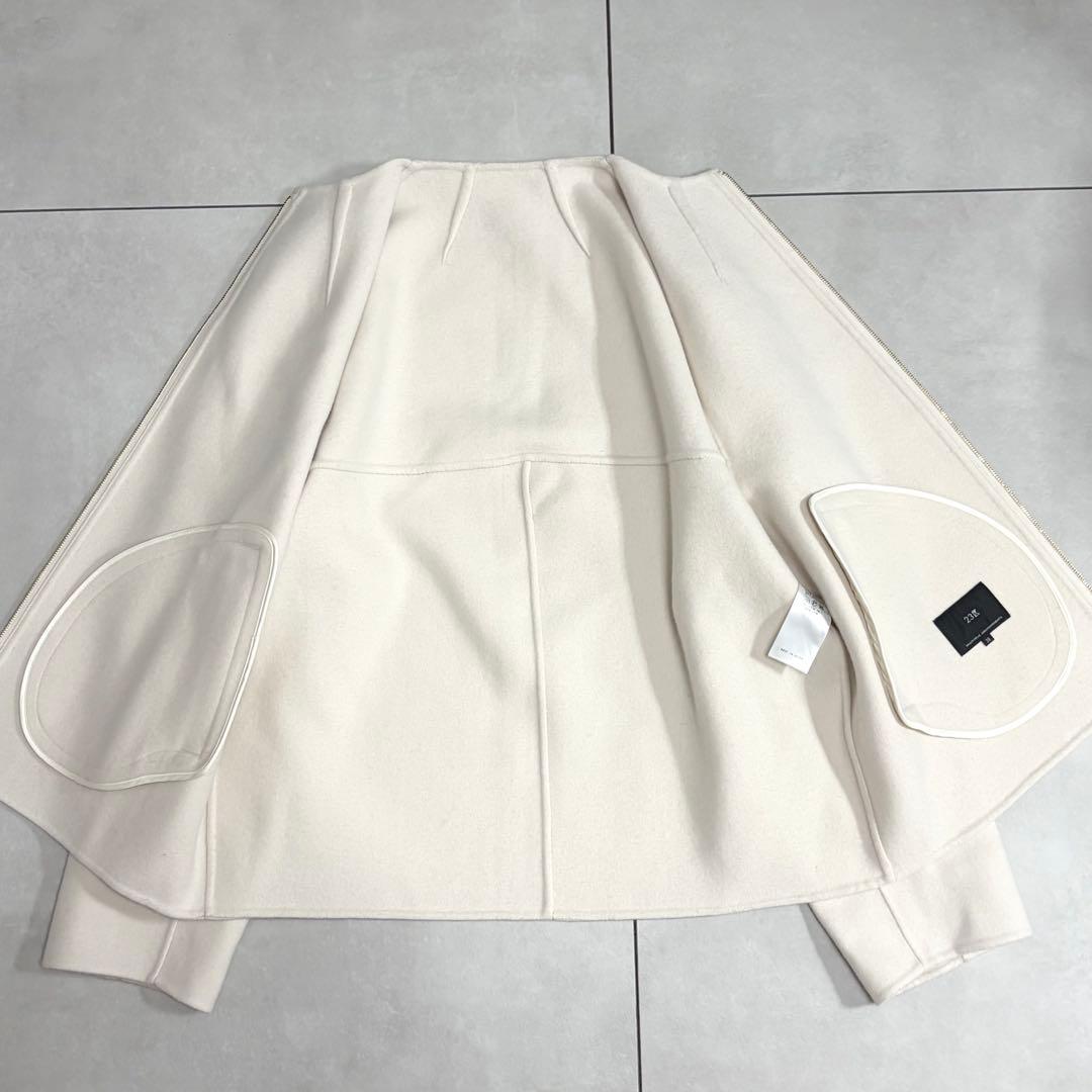 kokoさま 未使用級✨23区　2023　ウールリバー ショート ブルゾン　38