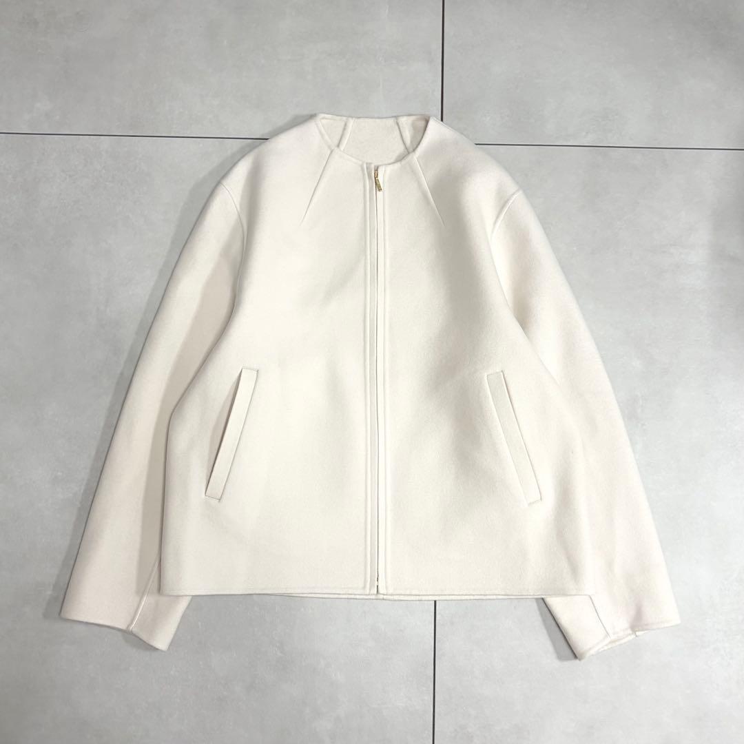 kokoさま 未使用級✨23区　2023　ウールリバー ショート ブルゾン　38