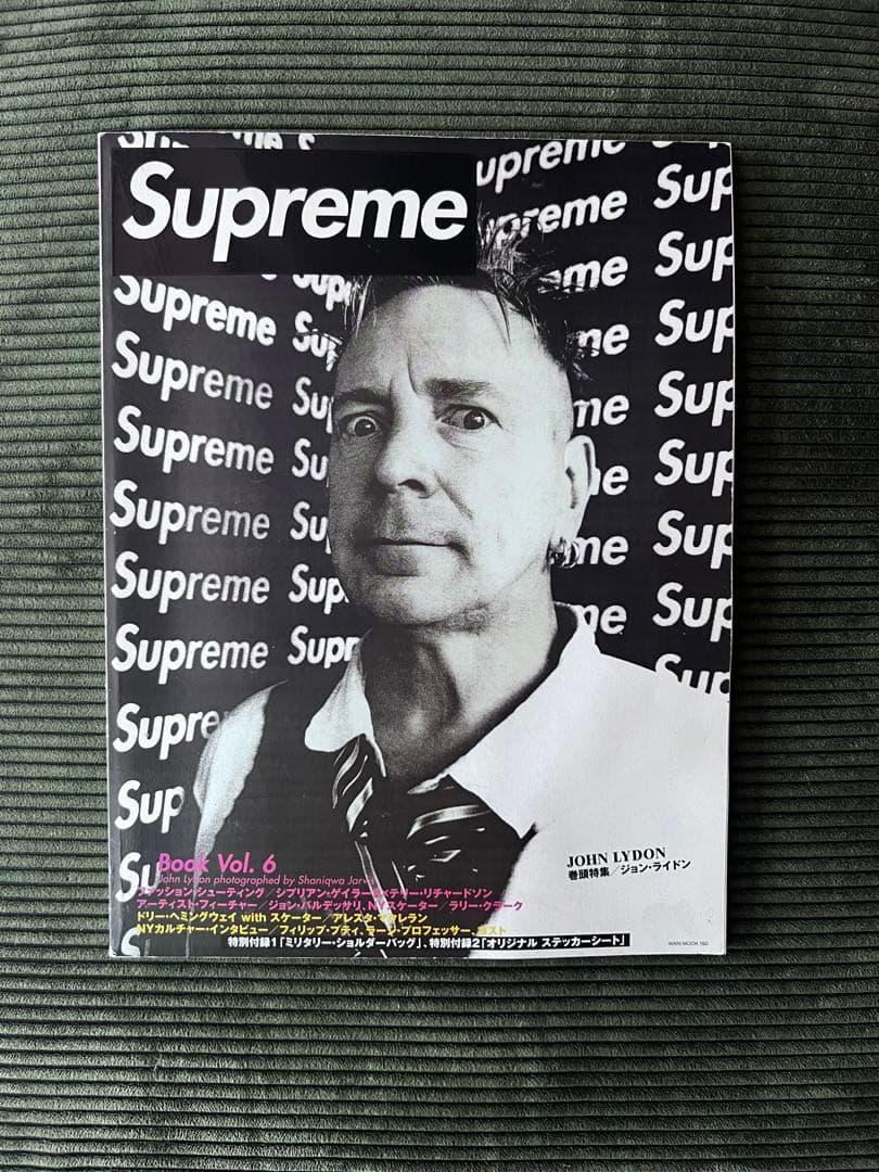 SUPREME vol6 ムック本 Richardson A8 ステッカー