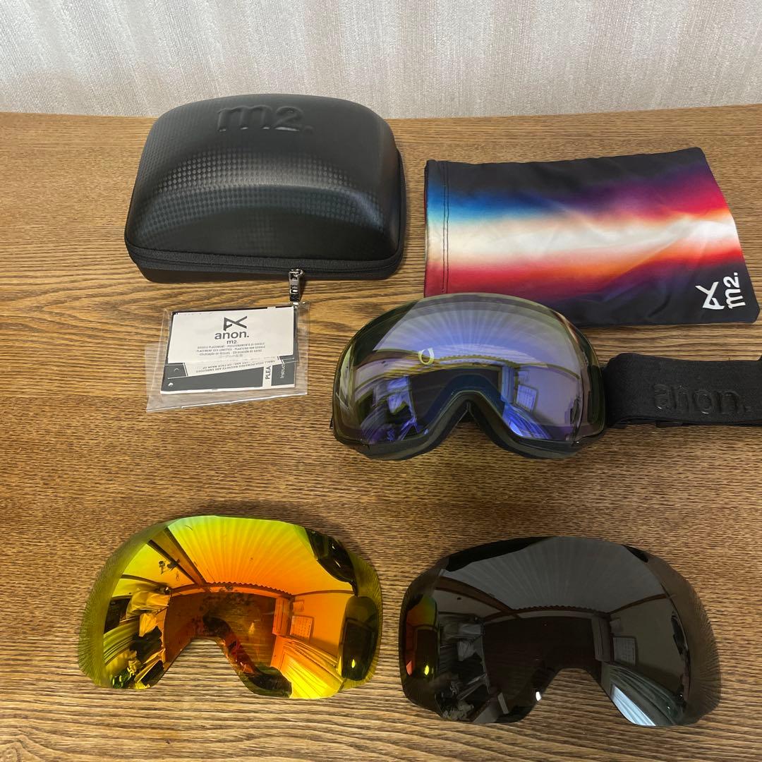 anon m2 ゴーグル レンズ2枚付き