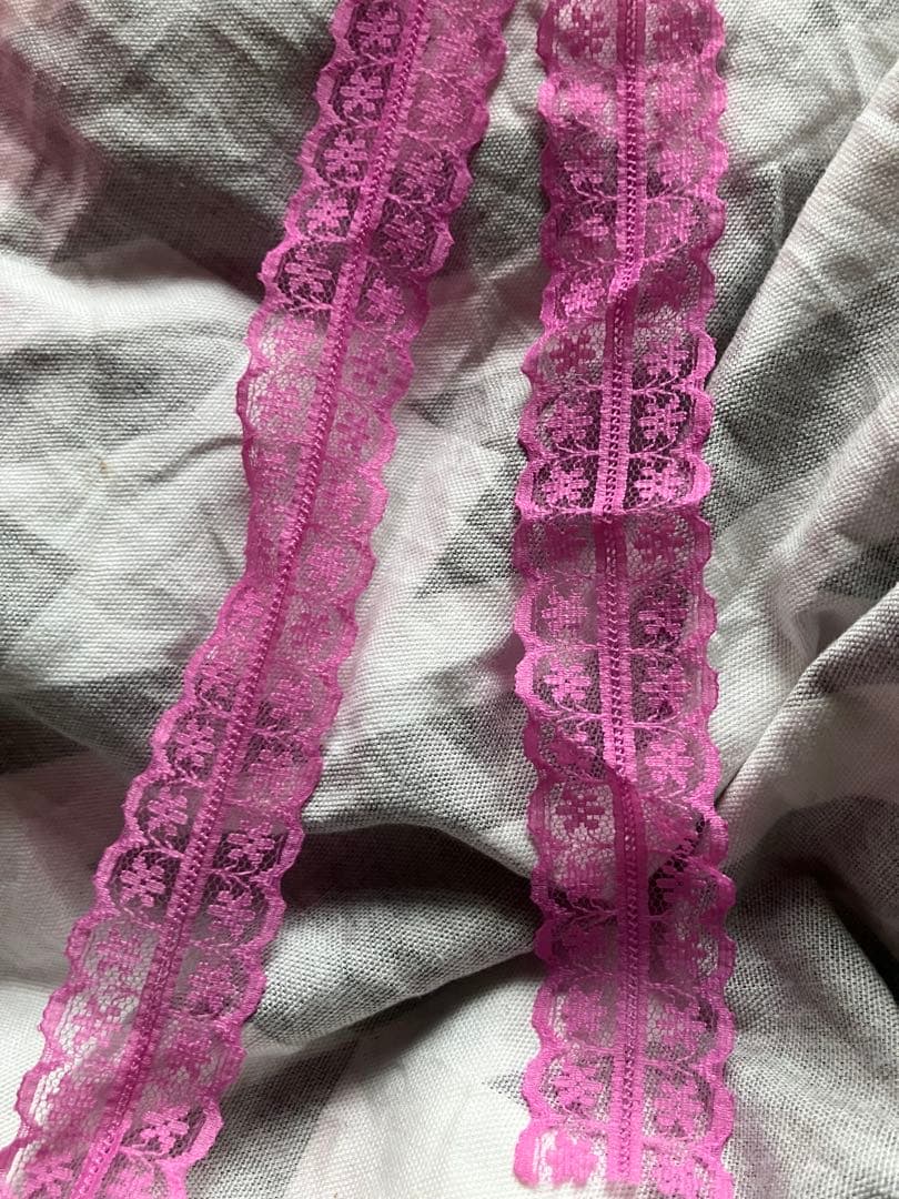 MAARS レースニーハイソックス 黒ラメ&ピンクガーターベルト2点セット新品