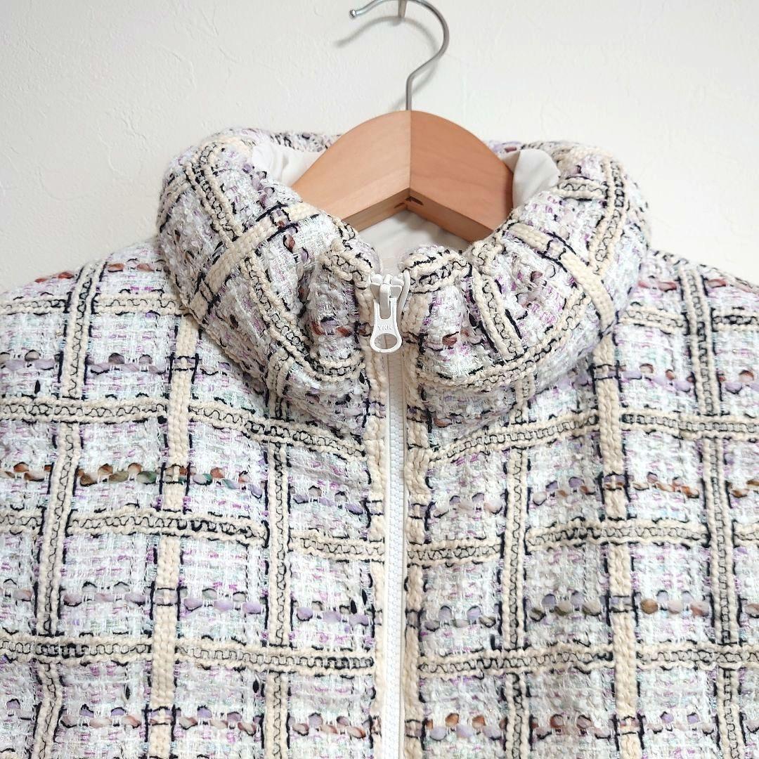 DAMAcollection マリア・ケント社 ファンシーツイード ダウンベスト