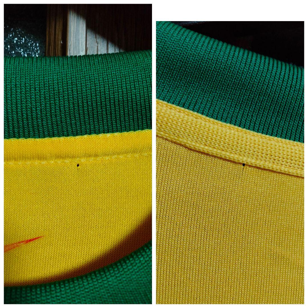 ナイキ ブラジル代表 ゼ・マリア #2 ユニフォーム 00/02ホーム紙タグ付き