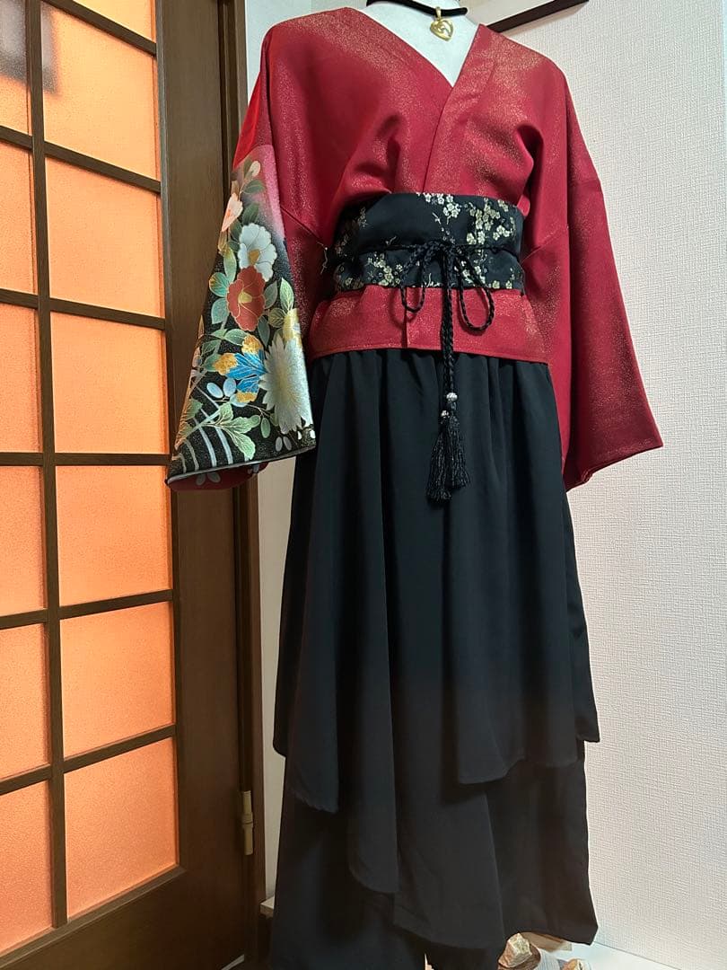一点もの高級振り袖3wayKIMONO FUKU