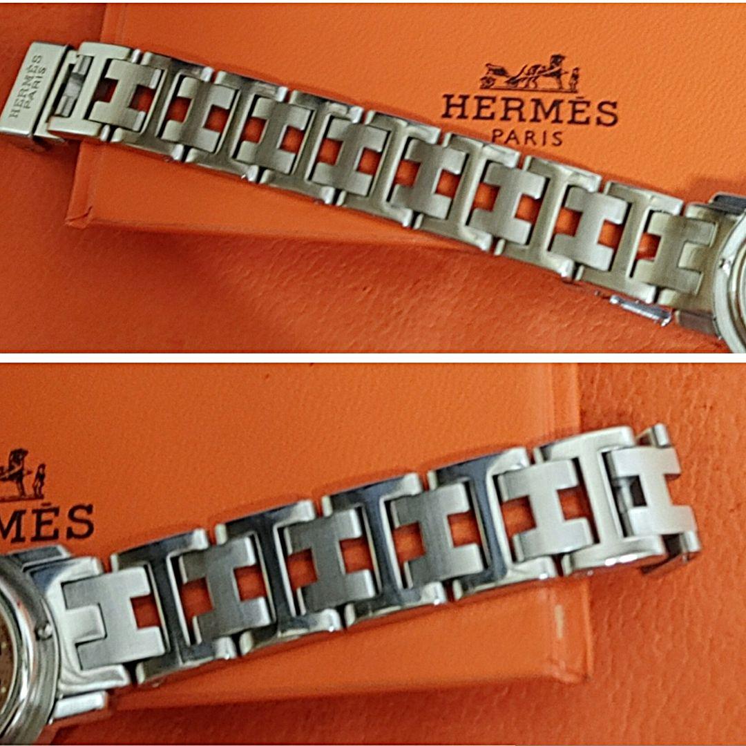 エルメス時計/極極極美品CL4.210/新品電池新品仕上げ正常稼働品/レディース