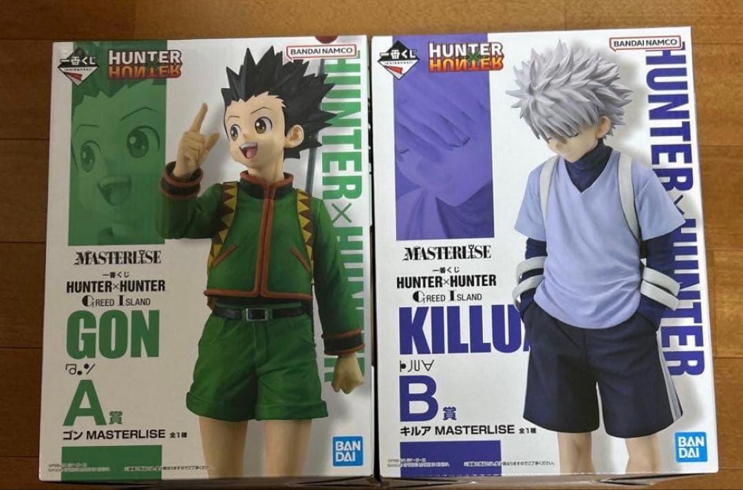 ハンターハンター　一番くじ　 A賞　ゴン　B賞　キルア　フィギュア セット