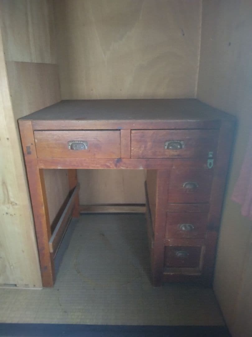 アンティーク　昭和レトロ　机　勉強机