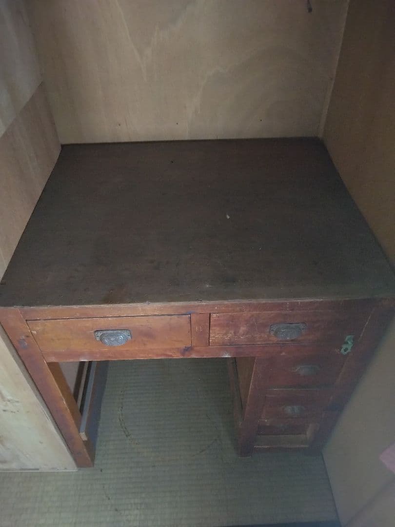 アンティーク　昭和レトロ　机　勉強机
