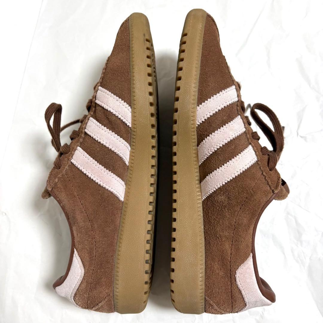 【値下げ】アディダス スニーカー バミューダ 24.5cm ブラウン スエード