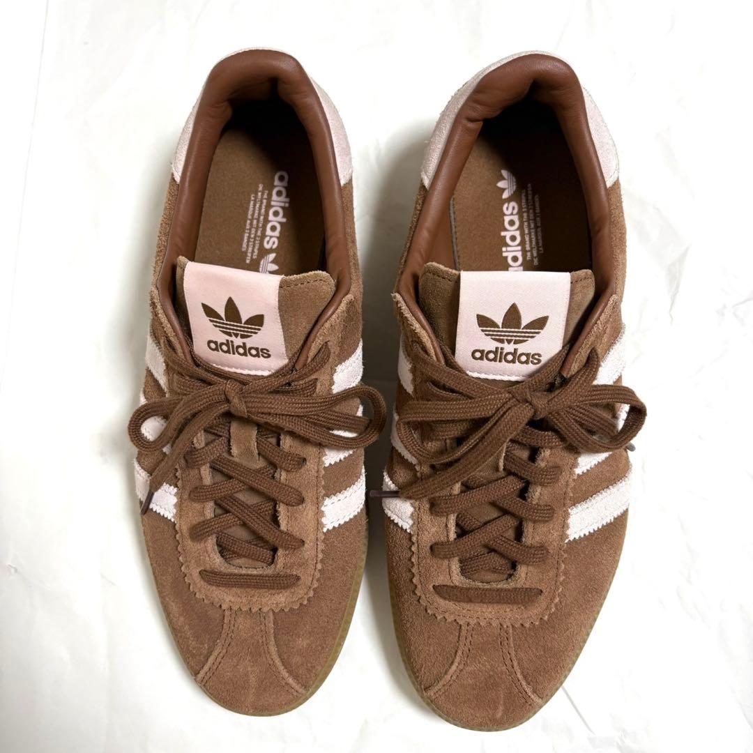 【値下げ】アディダス スニーカー バミューダ 24.5cm ブラウン スエード