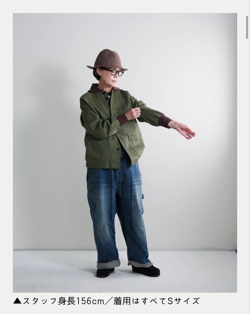 motone【モートン】ランバージャケット　KATAKANA別注　カーキM