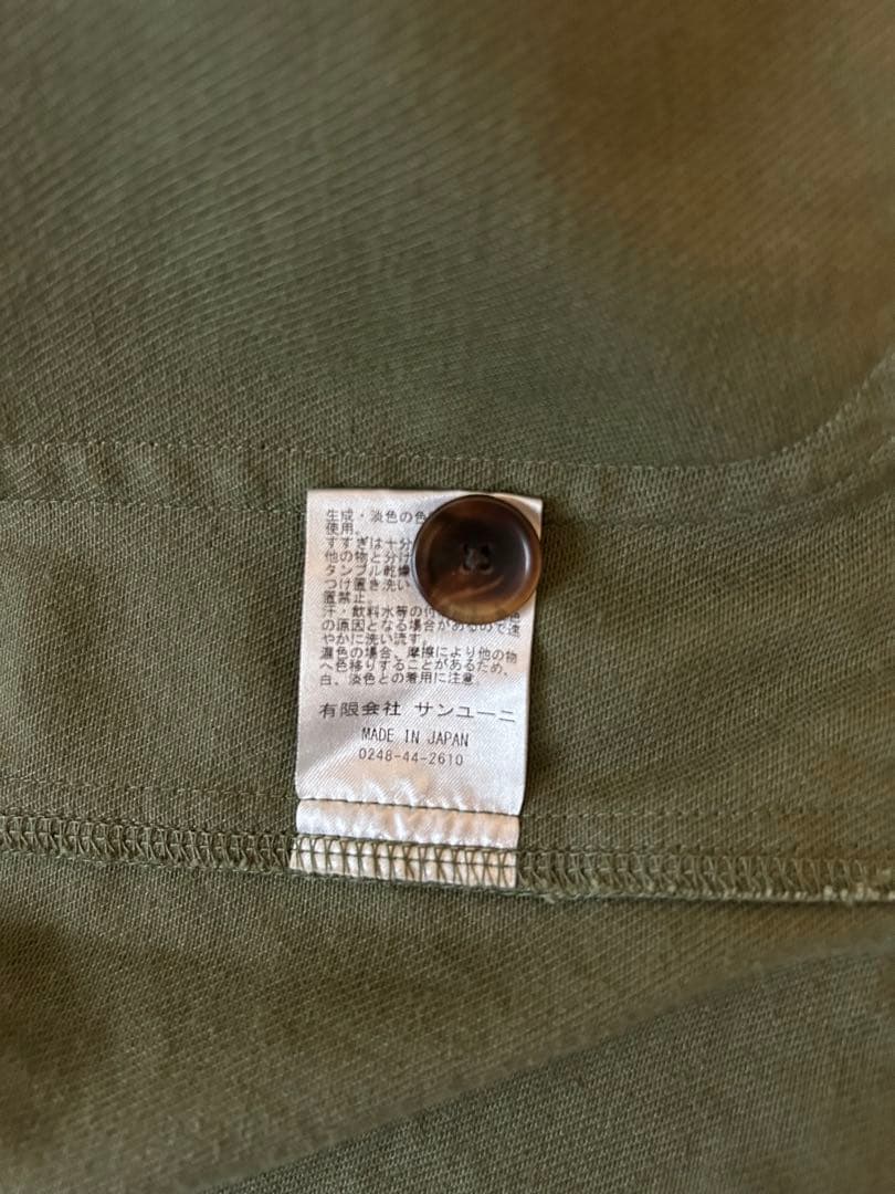 motone【モートン】ランバージャケット　KATAKANA別注　カーキM