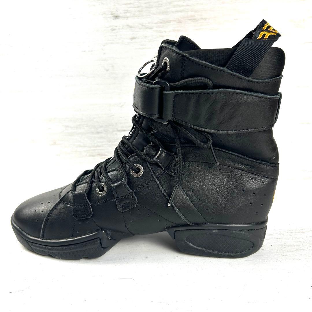 フレディ FREDDY 589 2.0 ハイカット ダンスシューズ 黒　24.0