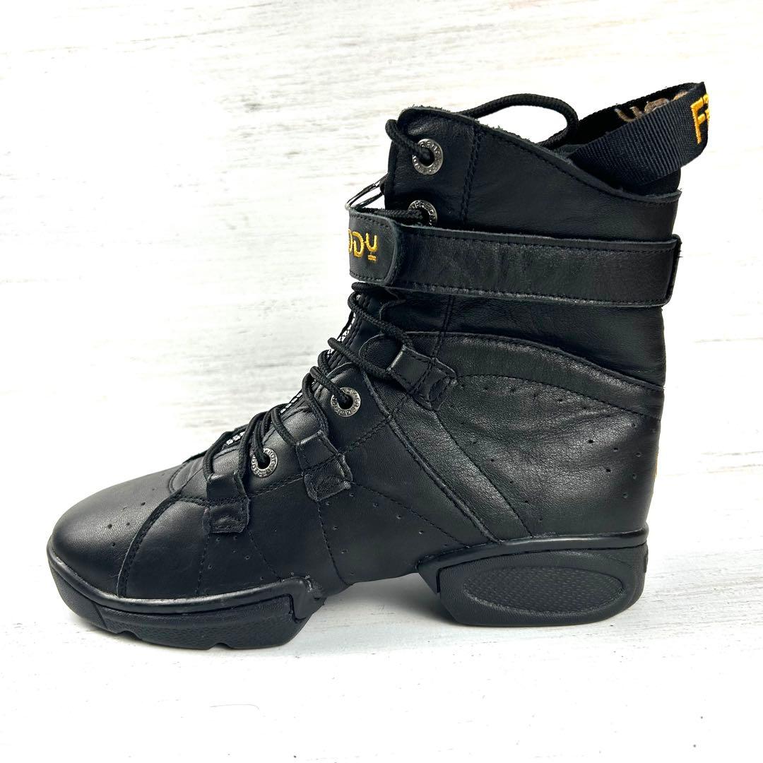 フレディ FREDDY 589 2.0 ハイカット ダンスシューズ 黒　24.0