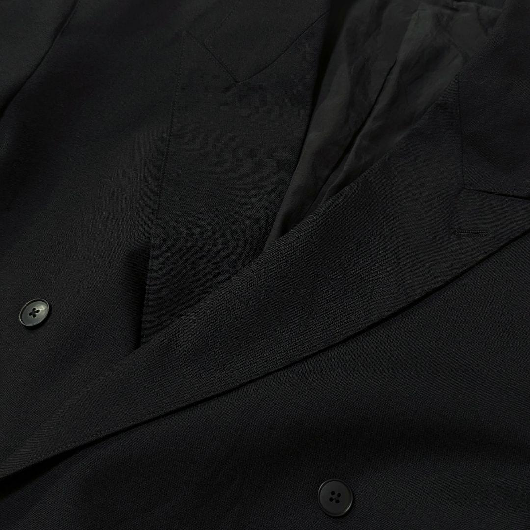 超高級★美品★スティーブンアラン　ダフルブレステッド　ジャケット　6B 黒　L