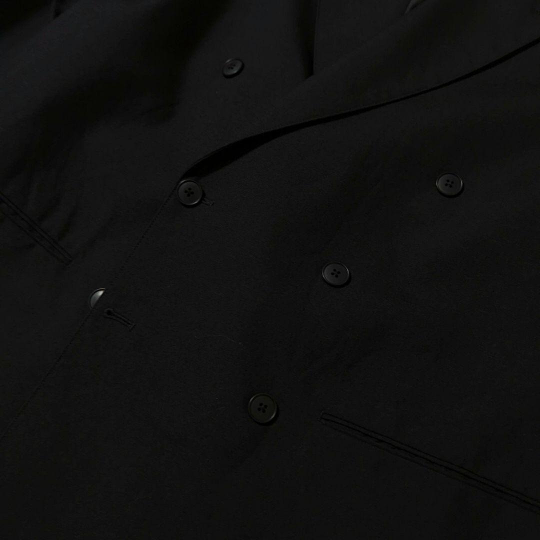 超高級★美品★スティーブンアラン　ダフルブレステッド　ジャケット　6B 黒　L